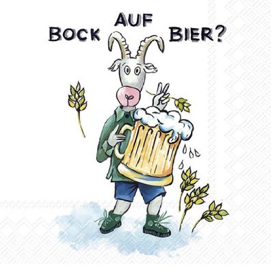 Lunchservietten "Bock auf Bier", von Ihr Ideal Home Range GmbH