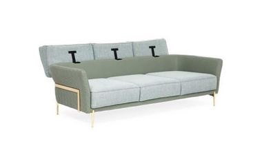 Verstellbare Multifunktion Couch Sofa Dreisitzer Couchen Design Sofas Weiß