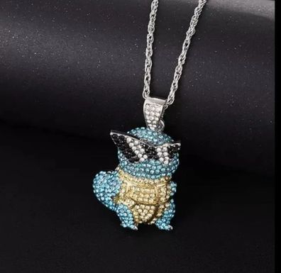 Pokemon Shiggy Squirtle Sonnenbrille Halskette Anime Manga Cosplay Chain Necklace Ken
