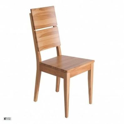 Stühle Stuhl Lehnstuhl Textil Neu Massiv Holz Lounge Sessel Polster Lehn Leder