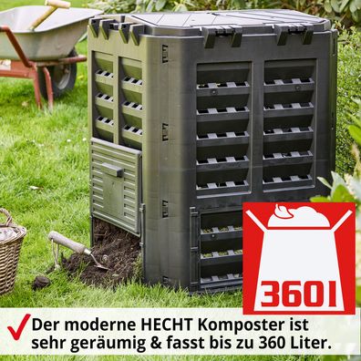 Thermokomposter Komposter 360 Liter Fassungsvermögen Retourenware