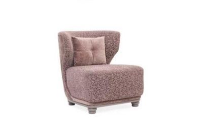 Lehnstuhl Sessel Stühle Möbel Einsitzer Couch Polster Stoff Textil Ohrensessel