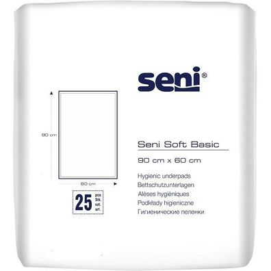 SENI® soft Basic 90 x 60 cm 25 Stück