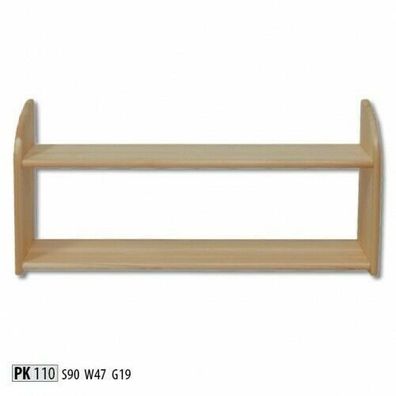 Wandregal Bücherregal Neu Vollholz Kiefer massiv Büroregal Ablage Holz neu