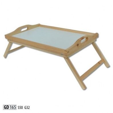 Frühstückstisch Holz Laptop Tisch Echtes Holz Beistelltisch Echtholz Tablett