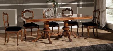 Esstisch Luxus Tisch Massiv Holz Möbel Italien Esszimmer Tische