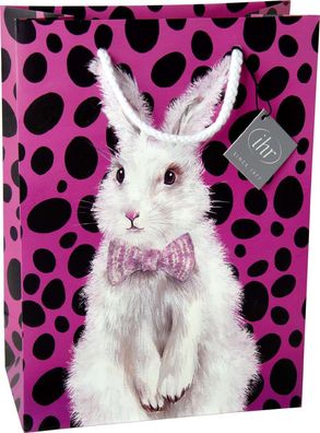 Geschenktasche "Bad Hair Bunny", 10x20x27,5, von Ihr Ideal Home Range