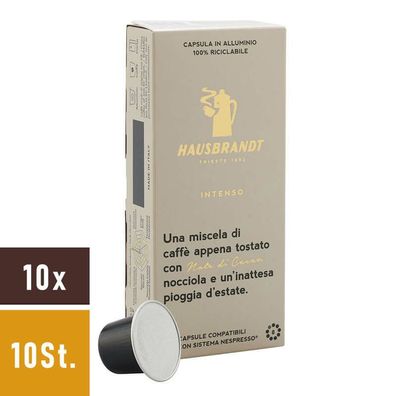 Hausbrandt Nespresso®-Kompatible Intenso-Kapseln 10x10st.