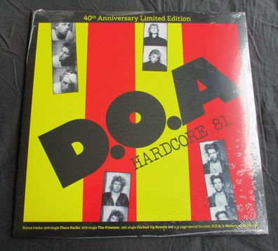 D.O.A. - Hardcore 81 Vinyl LP Reissue