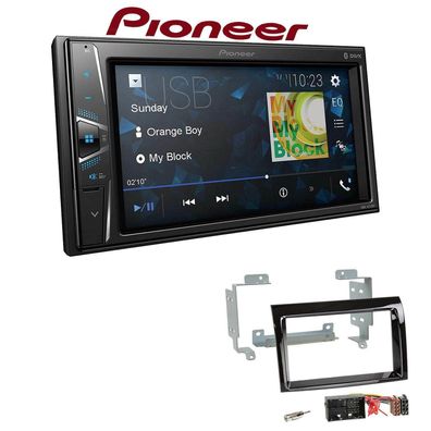 Pioneer Autoradio Bluetooth Touchscreen USB für Peugeot Boxer piano Quadlock