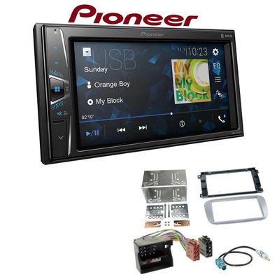 Pioneer Autoradio Bluetooth Touchscreen USB für Ford Mondeo IV 2007-2014 silber