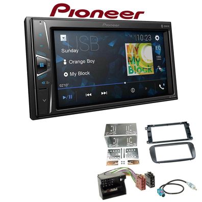 Pioneer Autoradio Bluetooth Touchscreen USB für Ford C-Max 2007-2010 schwarz