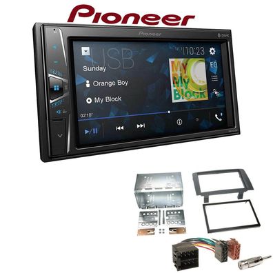 Pioneer Autoradio Bluetooth Touchscreen USB für Fiat Idea 2003-2011 schwarz