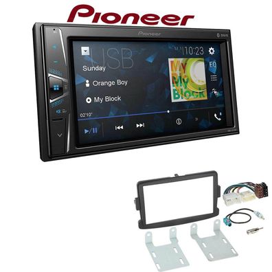 Pioneer Autoradio Bluetooth Touchscreen USB für Dacia Duster ab 2013 schwarz