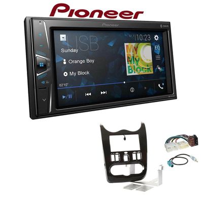 Pioneer Autoradio Bluetooth Touchscreen USB für Dacia Duster 2010-2013 braun