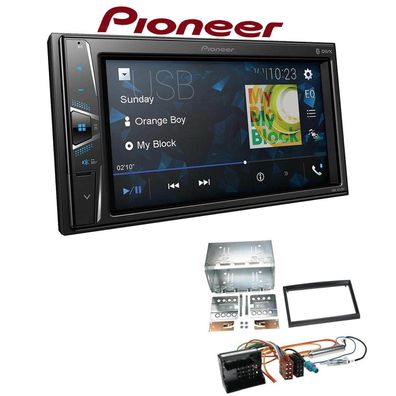 Pioneer Autoradio Bluetooth Touchscreen USB für Citroen C3 2002-2009 schwarz