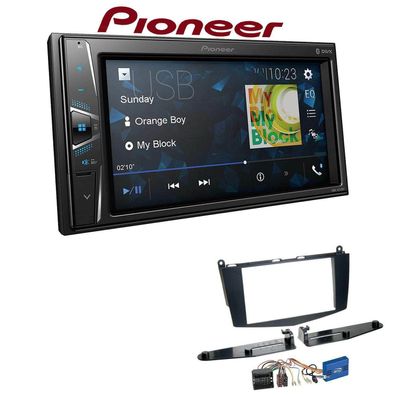 Pioneer Autoradio Bluetooth Touchscreen für Mercedes Benz C-Klasse ohne Tasten