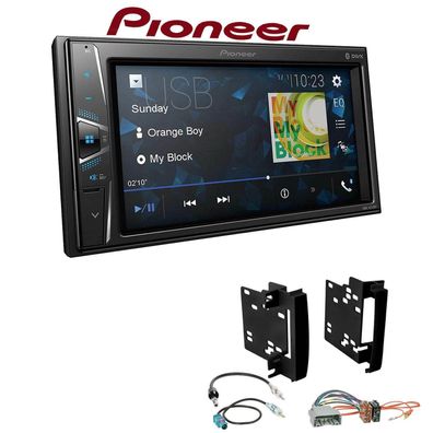 Pioneer Autoradio Bluetooth Touchscreen für Jeep Grand Cherokee III Facelift