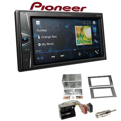 Pioneer Autoradio Bluetooth Camera-IN für Ford S-Max 2006-2007 silber/ anthrazit