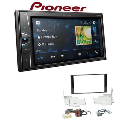 Pioneer Autoradio Bluetooth USB für Nissan Note ab 2013 Klavierlack schwarz