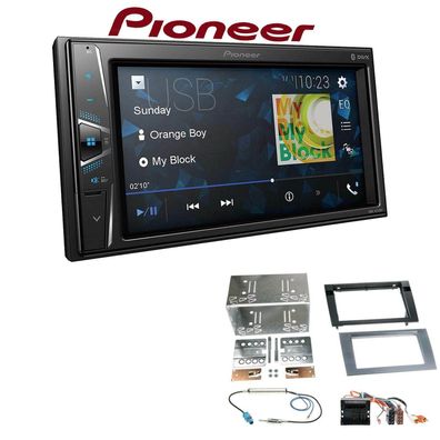 Pioneer Autoradio Bluetooth Touchscreen USB für Audi A4, A4 Avant, A4 Cabrio