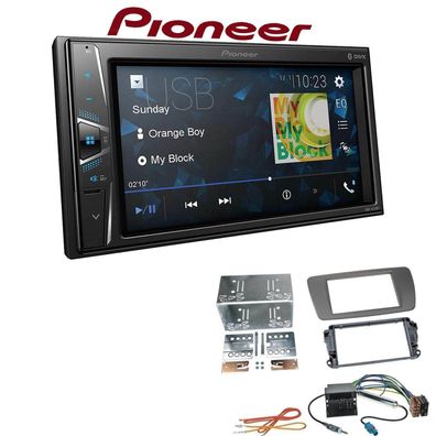 Pioneer Autoradio Bluetooth Touchscreen USB für Seat Ibiza IV conemaragrau
