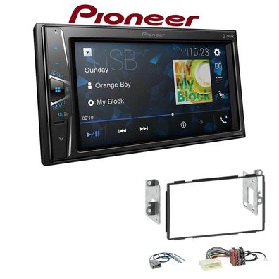 Pioneer Autoradio Bluetooth Touchscreen USB für Nissan Qashqai 2007-2013