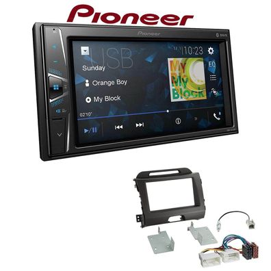 Pioneer Autoradio Bluetooth Touchscreen USB für KIA Sportage 2010-2015 schwarz