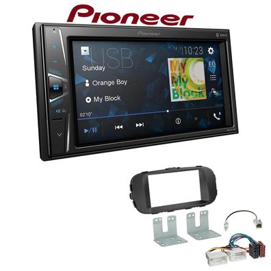 Pioneer Autoradio Bluetooth Touchscreen USB für KIA Soul II matt schwarz ab 2014