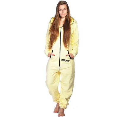 Lazzzy ® Vanilla Yellow Jumpsuit Onesie Overall - Größe: XS