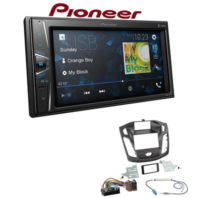 Pioneer Autoradio Bluetooth Touchscreen USB für Ford Focus III 2011-2014