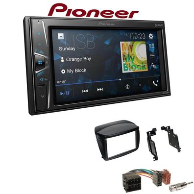 Pioneer Autoradio Bluetooth Touchscreen USB für Fiat Doblo ab 2010 schwarz