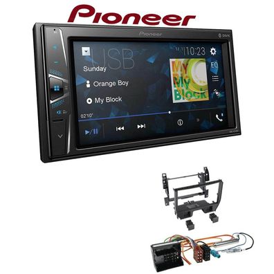 Pioneer Autoradio Bluetooth Touchscreen USB für Citroen DS3 ab 2010 schwarz
