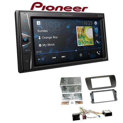 Pioneer Autoradio Bluetooth Touchscreen für Seat Ibiza IV nitschwarz inkl Canbus