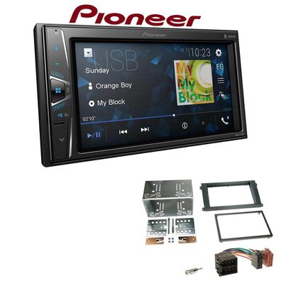 Pioneer Autoradio Bluetooth Touchscreen für Porsche Cayenne 2002-2010 schwarz