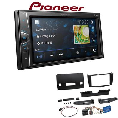 Pioneer Autoradio Bluetooth Touchscreen für Mercedes Benz C-Klasse mit Tasten