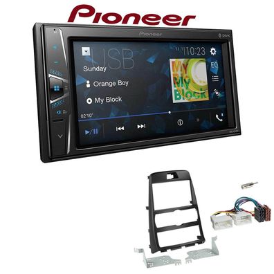 Pioneer Autoradio Bluetooth Touchscreen für Hyundai Genesis 2010-2013 schwarz