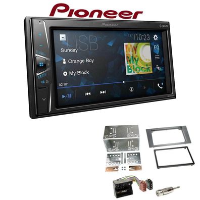 Pioneer Autoradio Bluetooth Touchscreen für Ford Mondeo III 2003-2007 anthrazit