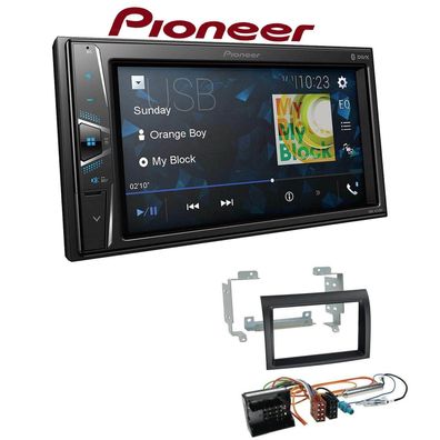 Pioneer Autoradio Bluetooth Touchscreen für Citroen Jumper mit gewölbter Kante