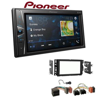 Pioneer Autoradio Bluetooth Touchscreen für Chevrolet Suburban ab 2007 schwarz
