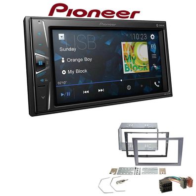 Pioneer Autoradio Bluetooth Touchscreen für Opel Vectra C charcoal-metallic