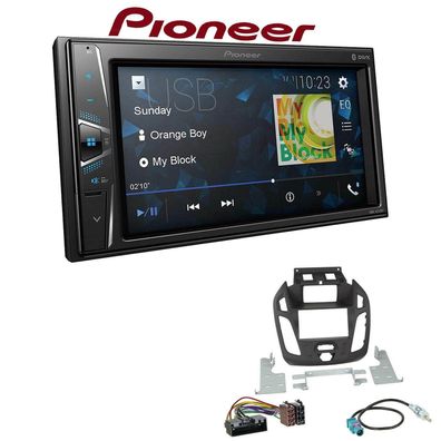 Pioneer Radio Bluetooth USB für Ford Tourneo Transit Connect schwarz mit Display