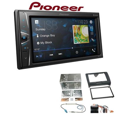 Pioneer Autoradio Bluetooth Touchscreen für Audi TT teilaktiv in schwarz