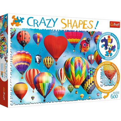 Trefl 11112 Crazy Shapes bunte Luftballons 600 Teile Puzzle