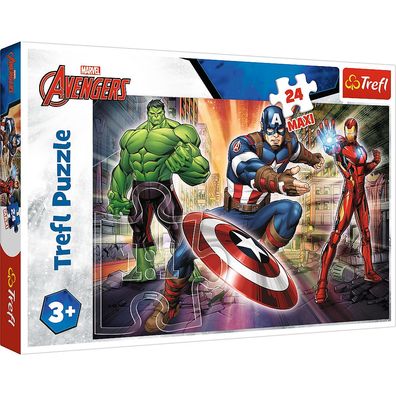 Trefl 14321 Marvel Avengers 24 Teile Maxi Puzzle
