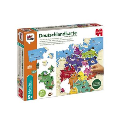 Jumbo Spiele 19927 ich lerne Deutschlandkarte