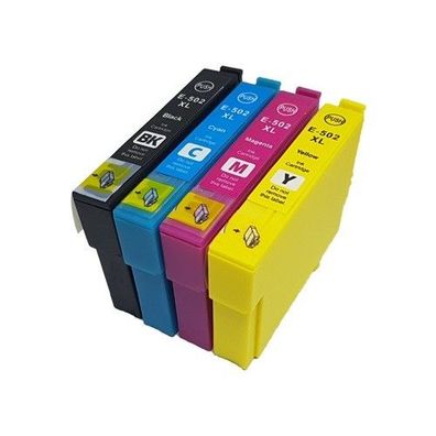 4 Druckerpatronen kompatibel mit Epson 502 XL black, cyan, magenta, yellow Fernglas