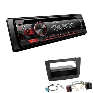 Pioneer 1-DIN Autoradio CD Bluetooth Spotify USB für Alfa Romeo Mito schwarz