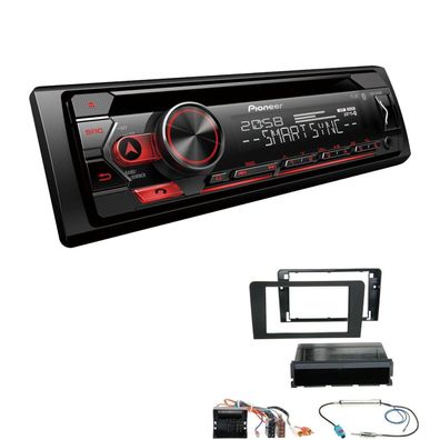 Pioneer 1-DIN Autoradio CD Bluetooth Spotify USB für Audi A3 teilaktiv kein Bose