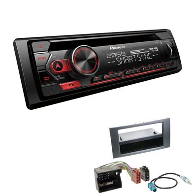 Pioneer 1-DIN Autoradio CD Bluetooth Spotify USB für Ford Kuga anthrazit
